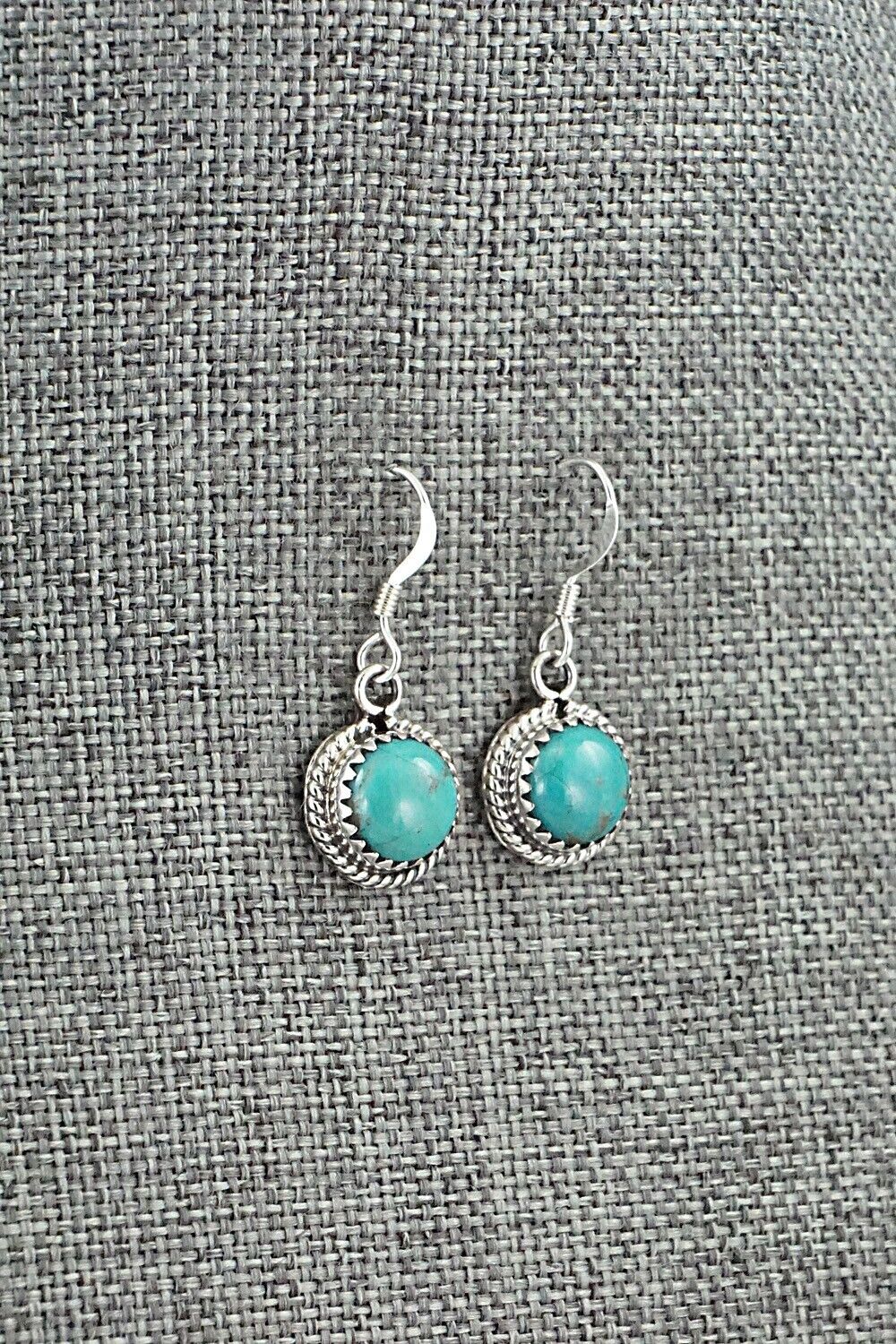 Turquoise & Sterling Silver Earrings - Sharon McCarthy