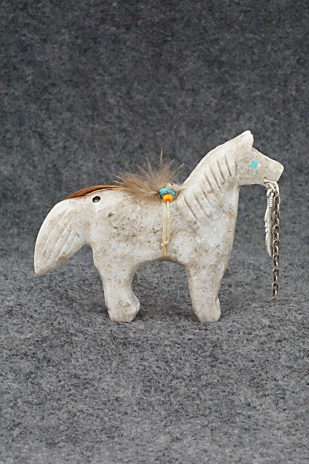 Horse Navajo Fetish Carving - Ben Livingston