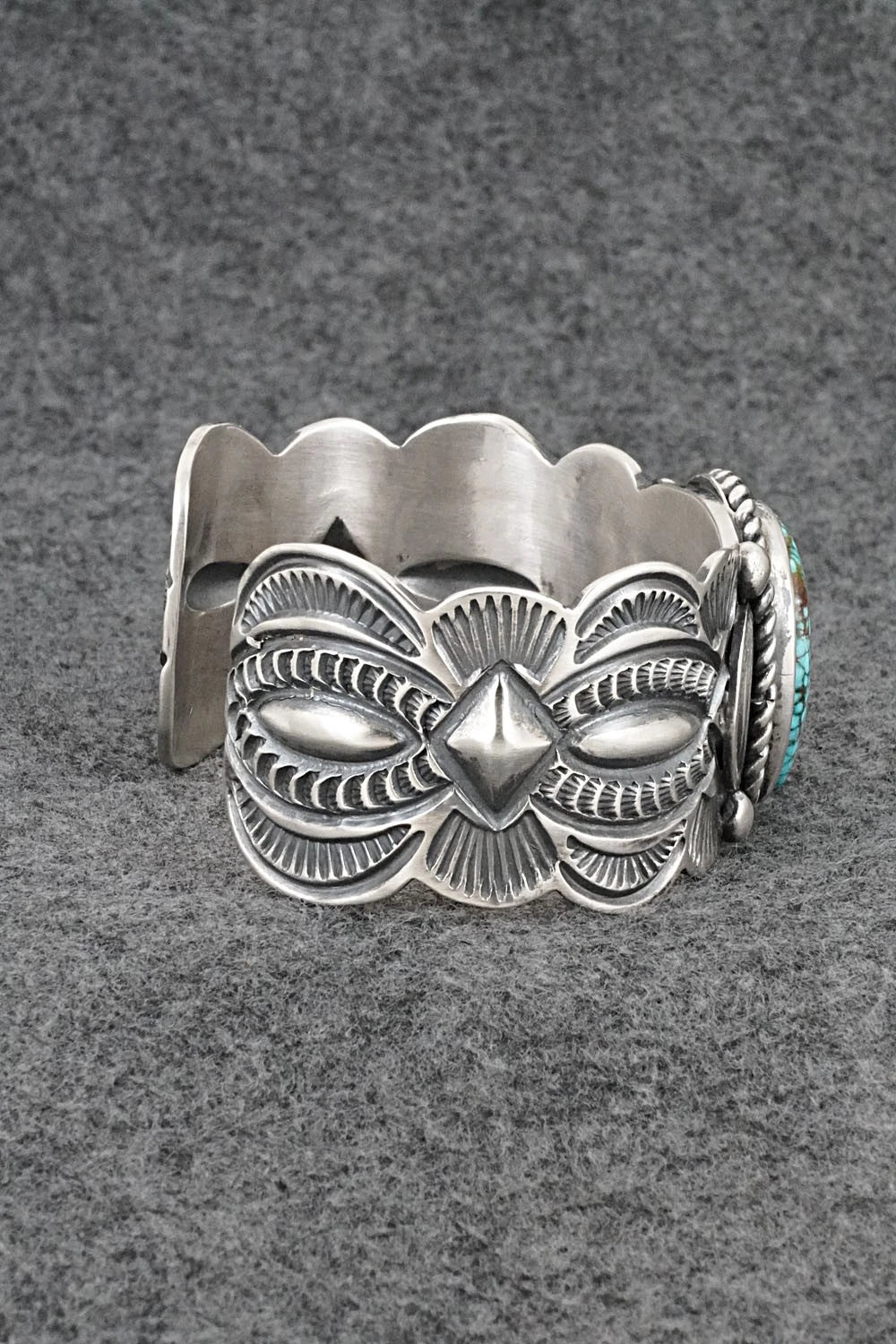 Turquoise & Sterling Silver Bracelet - Arnold Blackgoat