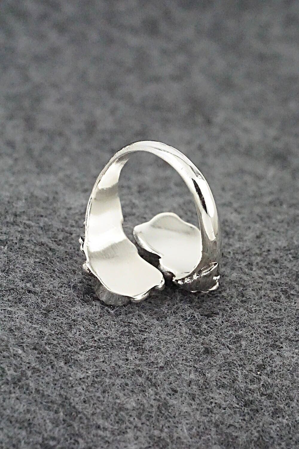 Opalite & Sterling Silver Ring - Etta Belin - Size 7.5