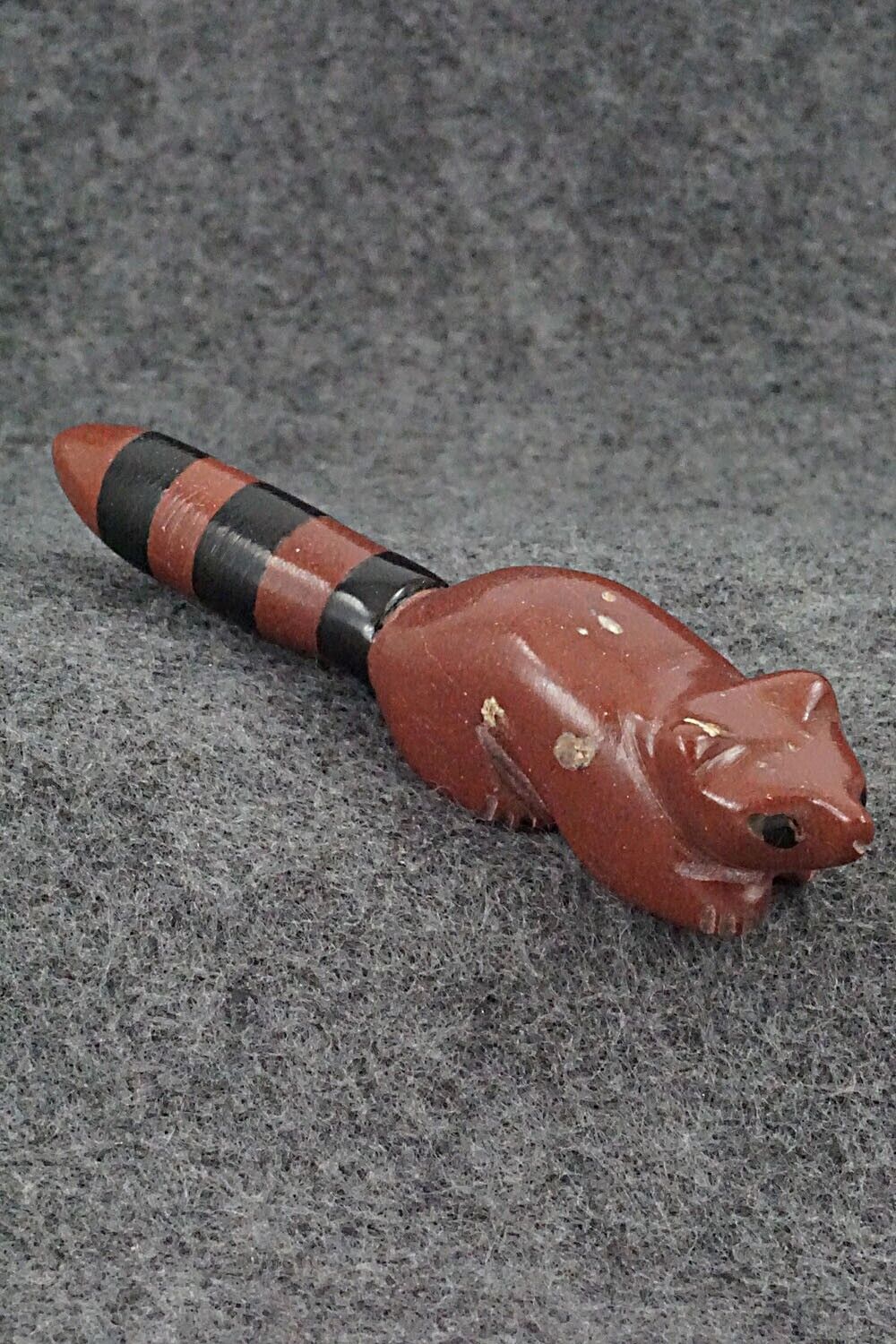 Racoon Zuni Fetish Carving - Justin Red Elk