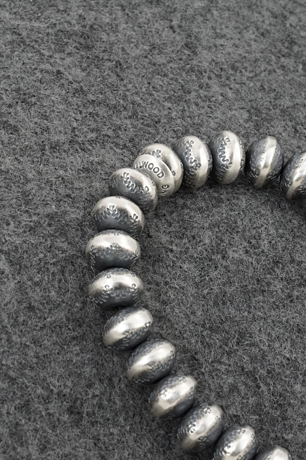Sterling Silver Navajo Pearl Bracelet - Bryannen Halwood