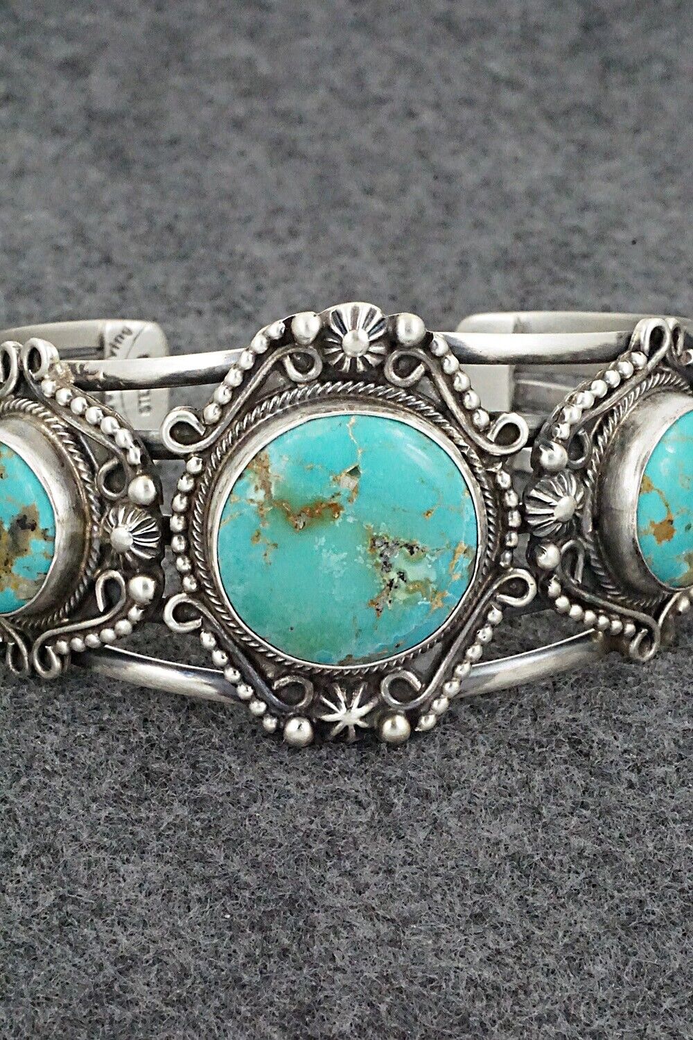 Turquoise & Sterling Silver Bracelet - Kathleen Livingston