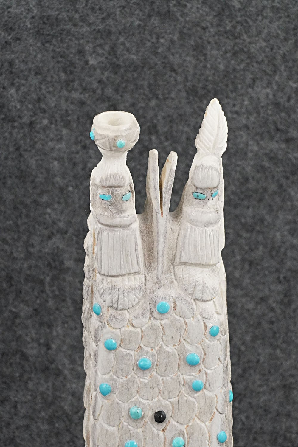 Corn Maiden Zuni Fetish Carving - Garrick Weeka