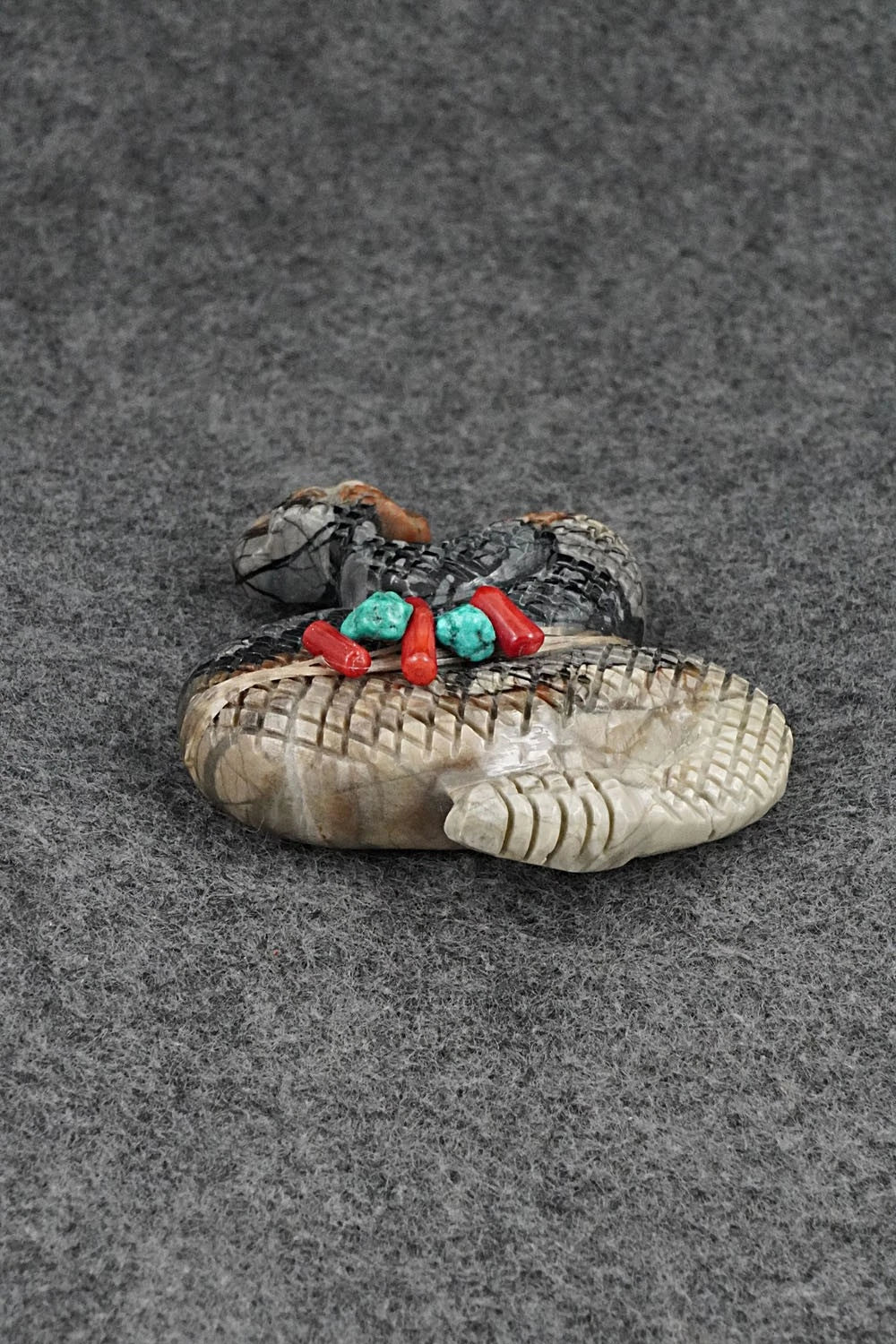 Rattlesnake Zuni Fetish Carving - Paulette & Farlan Quam