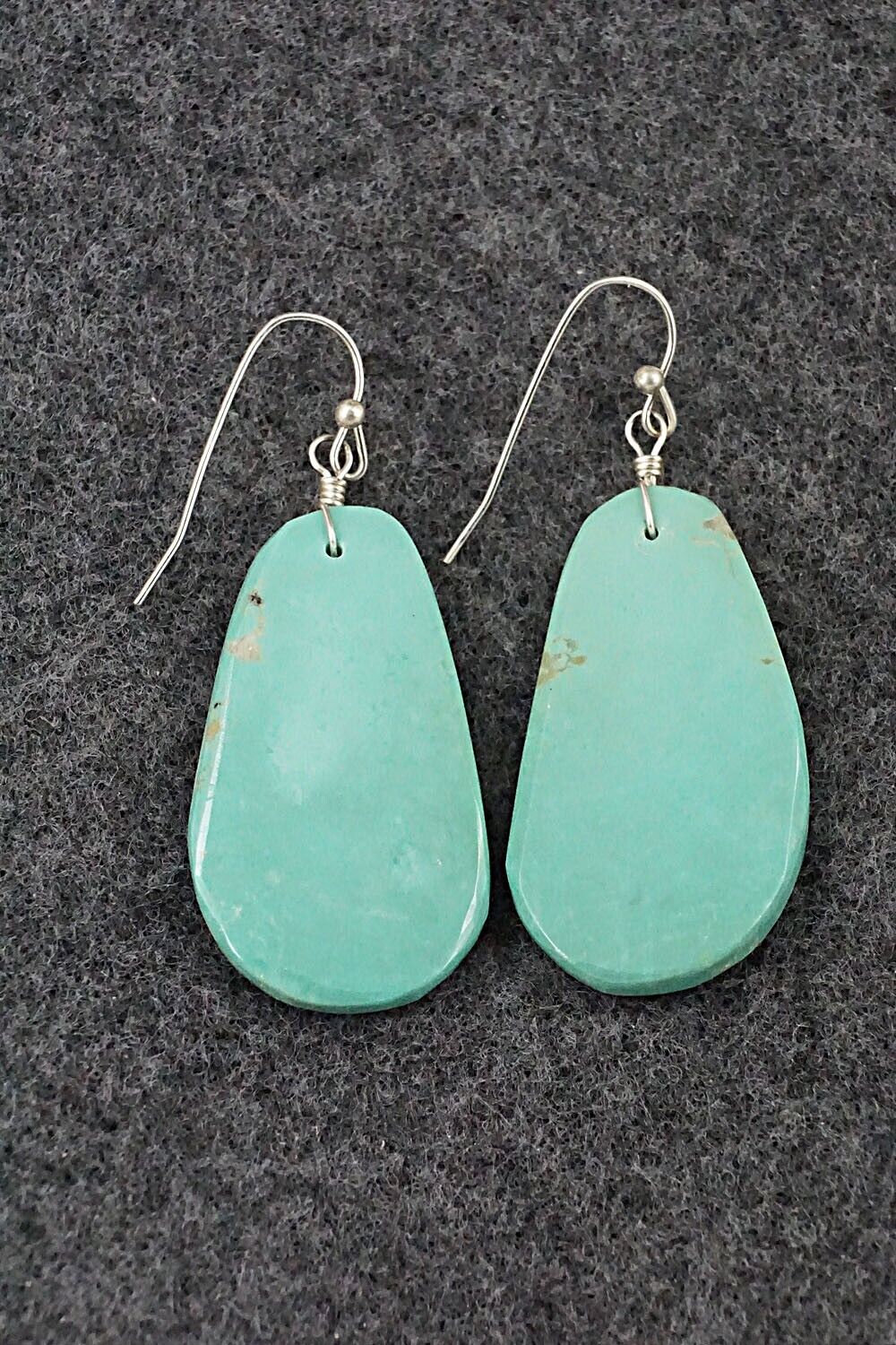 Turquoise & Sterling Silver Earrings - Joe Garcia