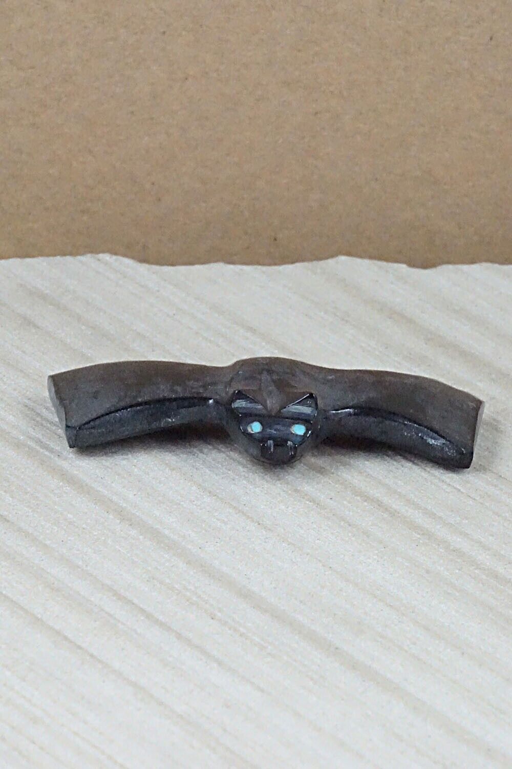 Bat Zuni Fetish Carving - Tim Lementino