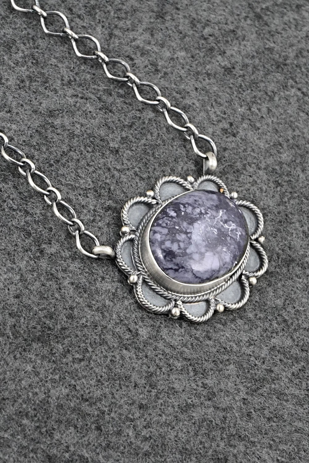 Morado & Sterling Silver Necklace - Darrin Livingston