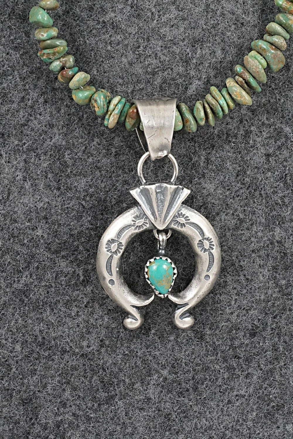 Turquoise & Sterling Silver Necklace - Sharon McCarthy