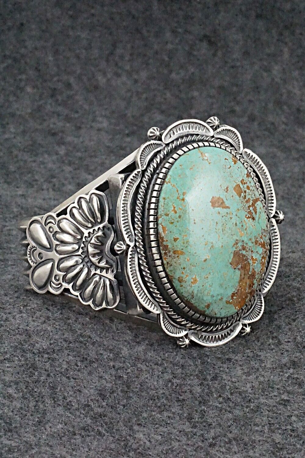 Turquoise & Sterling Silver Bracelet - Hank Vandever