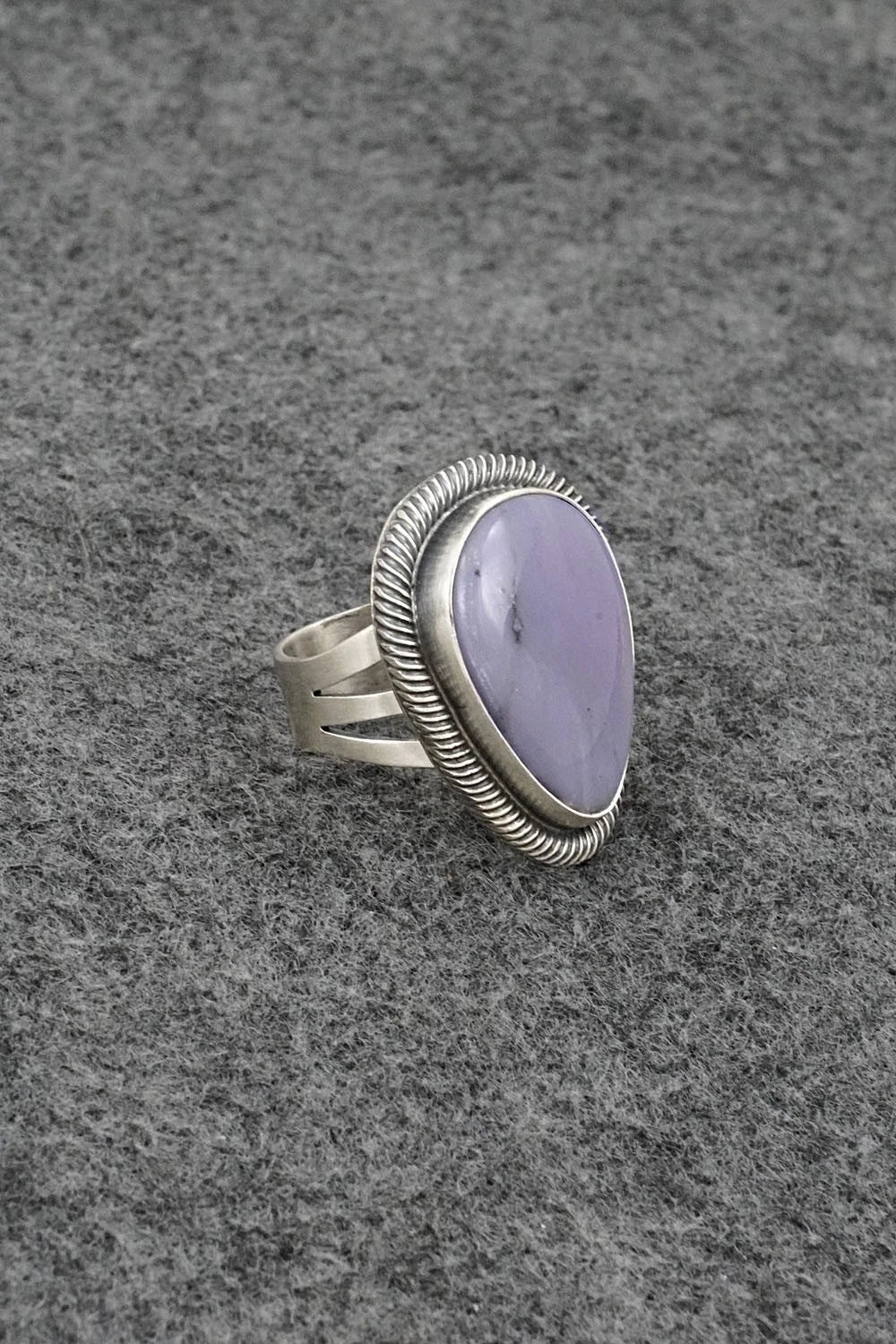 Morado & Sterling Silver Ring - Darrin Livingston - Size 6