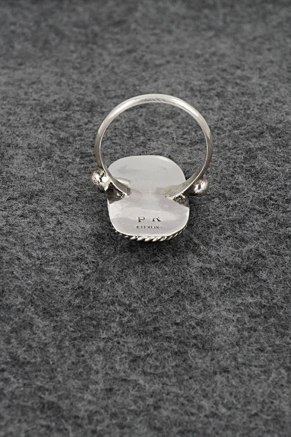 Lapis & Sterling Silver Ring - Priscilla Reeder - Size 8