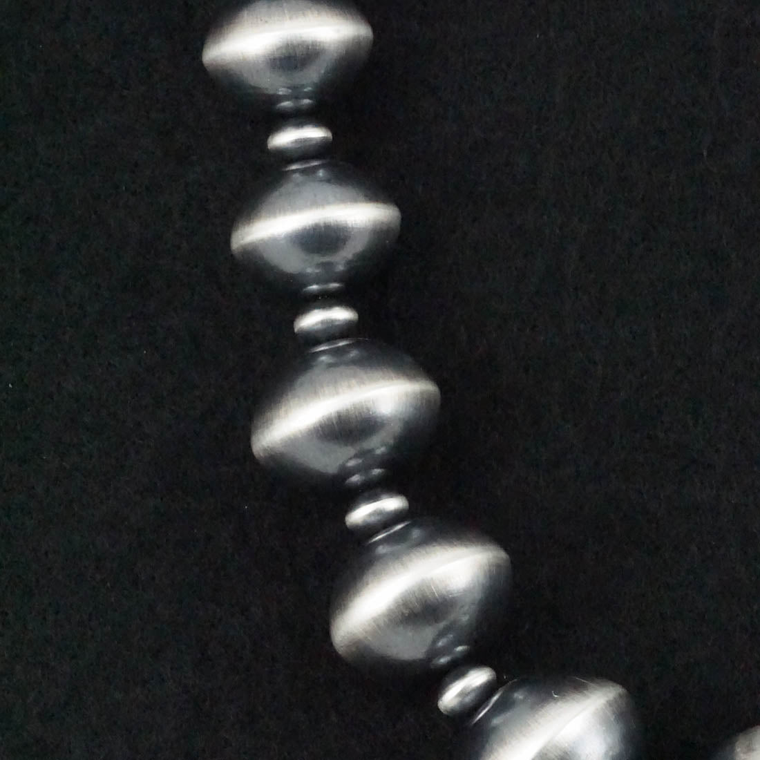 Tonisha Haley Sterling Silver Navajo Pearl Necklace 24"