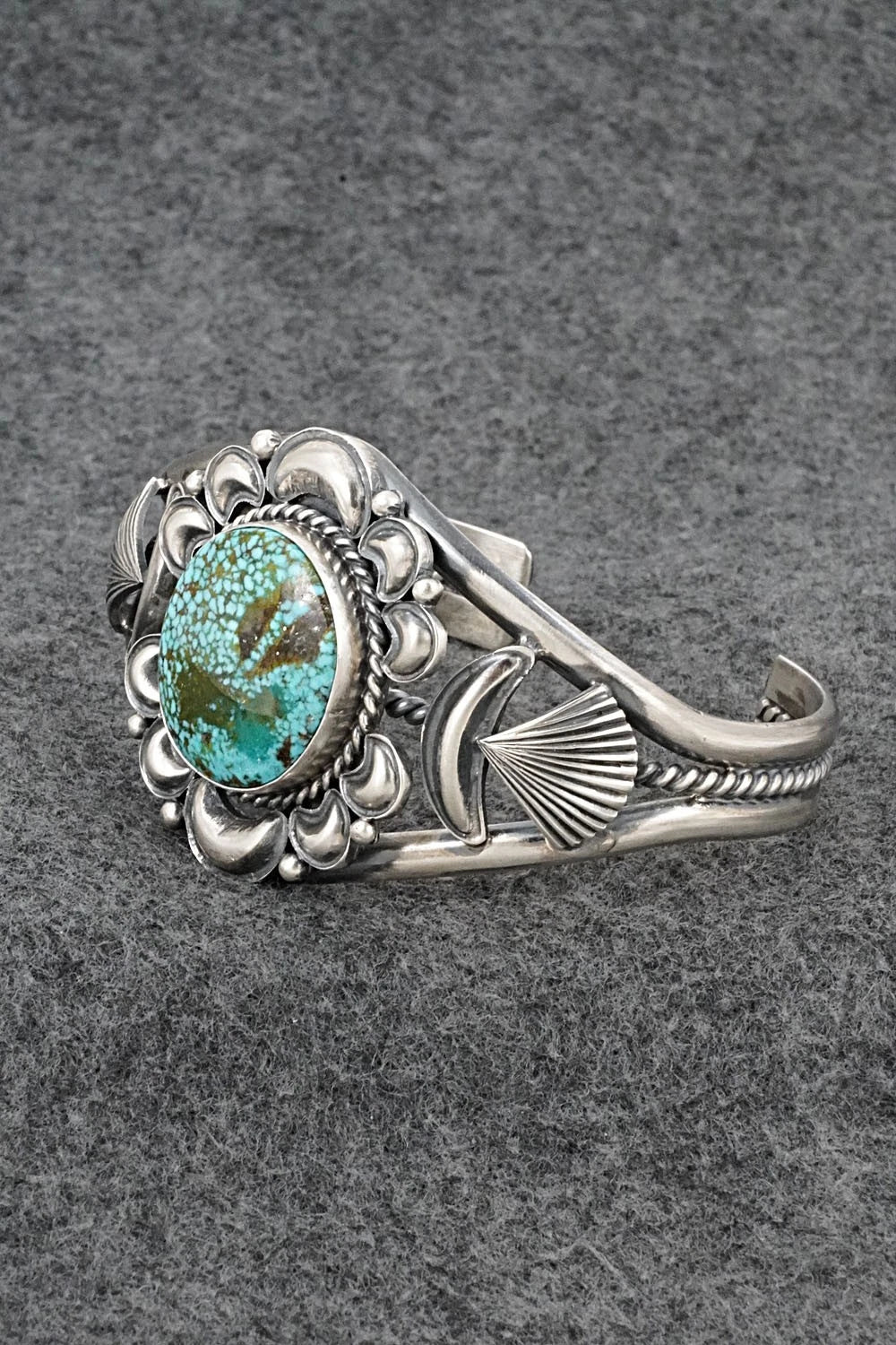 Turquoise & Sterling Silver Bracelet - Derrick Gordon