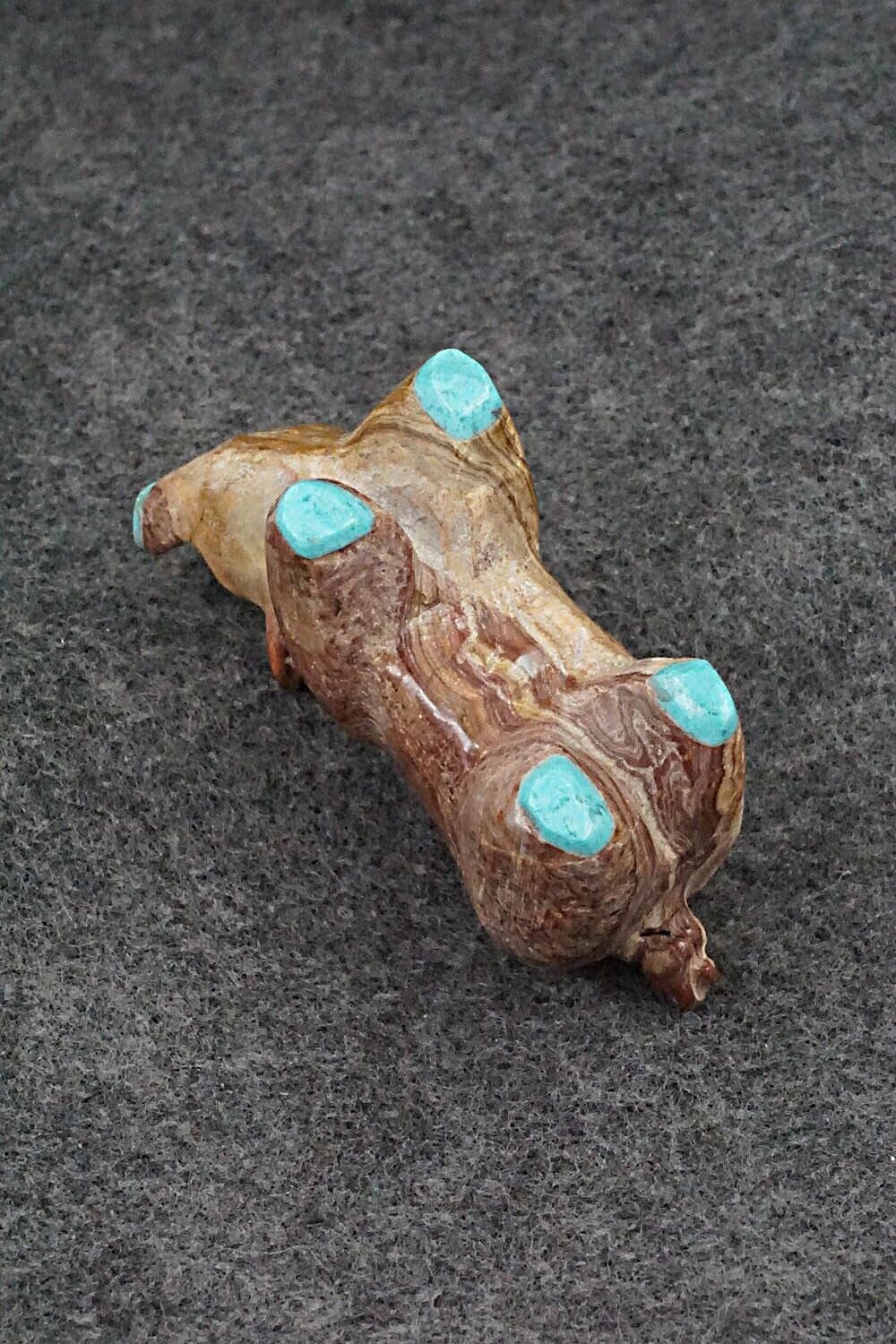 Pig Zuni Fetish Carving - Freddie Leekya