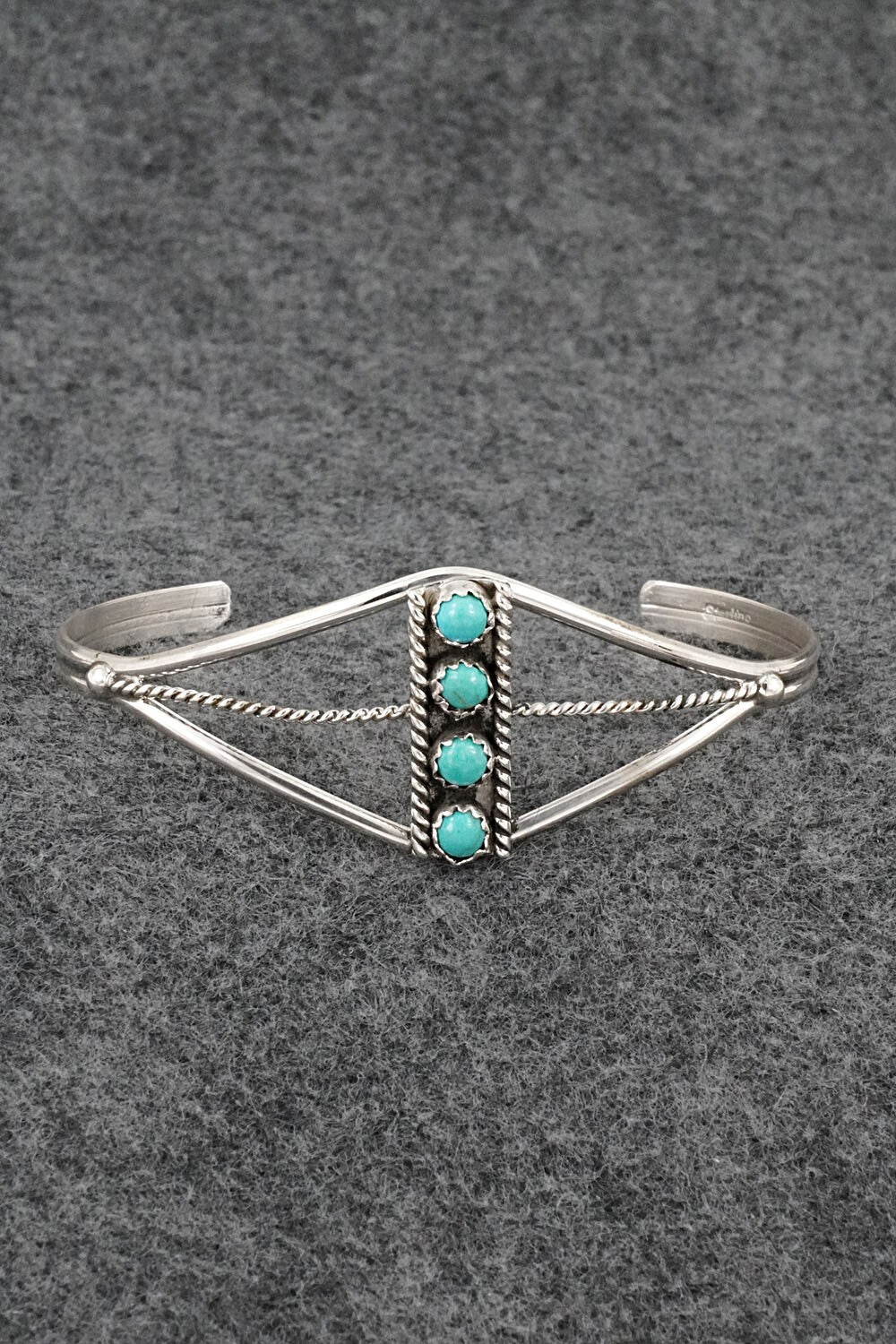 Turquoise & Sterling Silver Bracelet - Janice Spencer