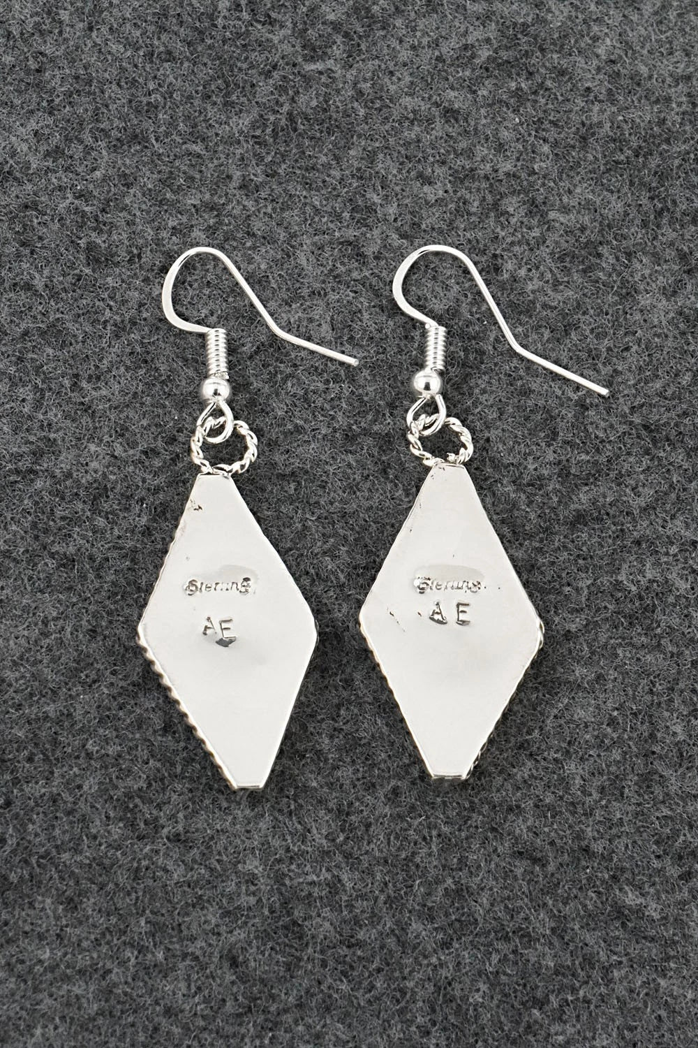 Turquoise & Sterling Silver Earrings - Andrew Enrico