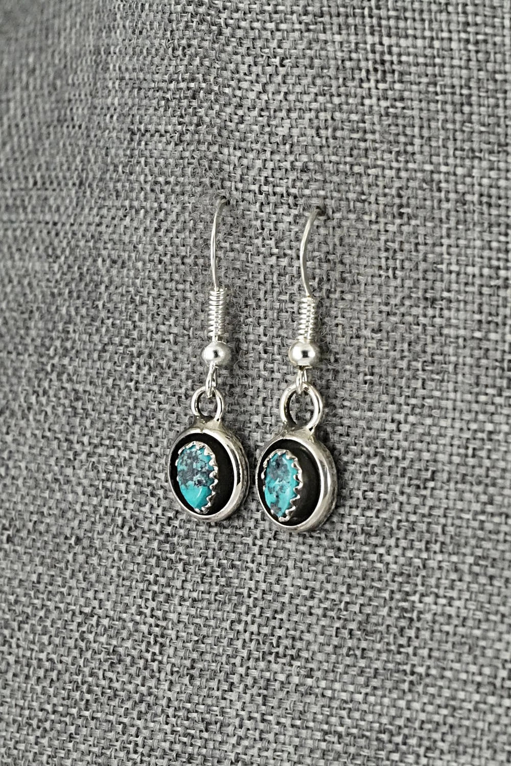 Turquoise & Sterling Silver Squash Blossom Set - Phil Garcia