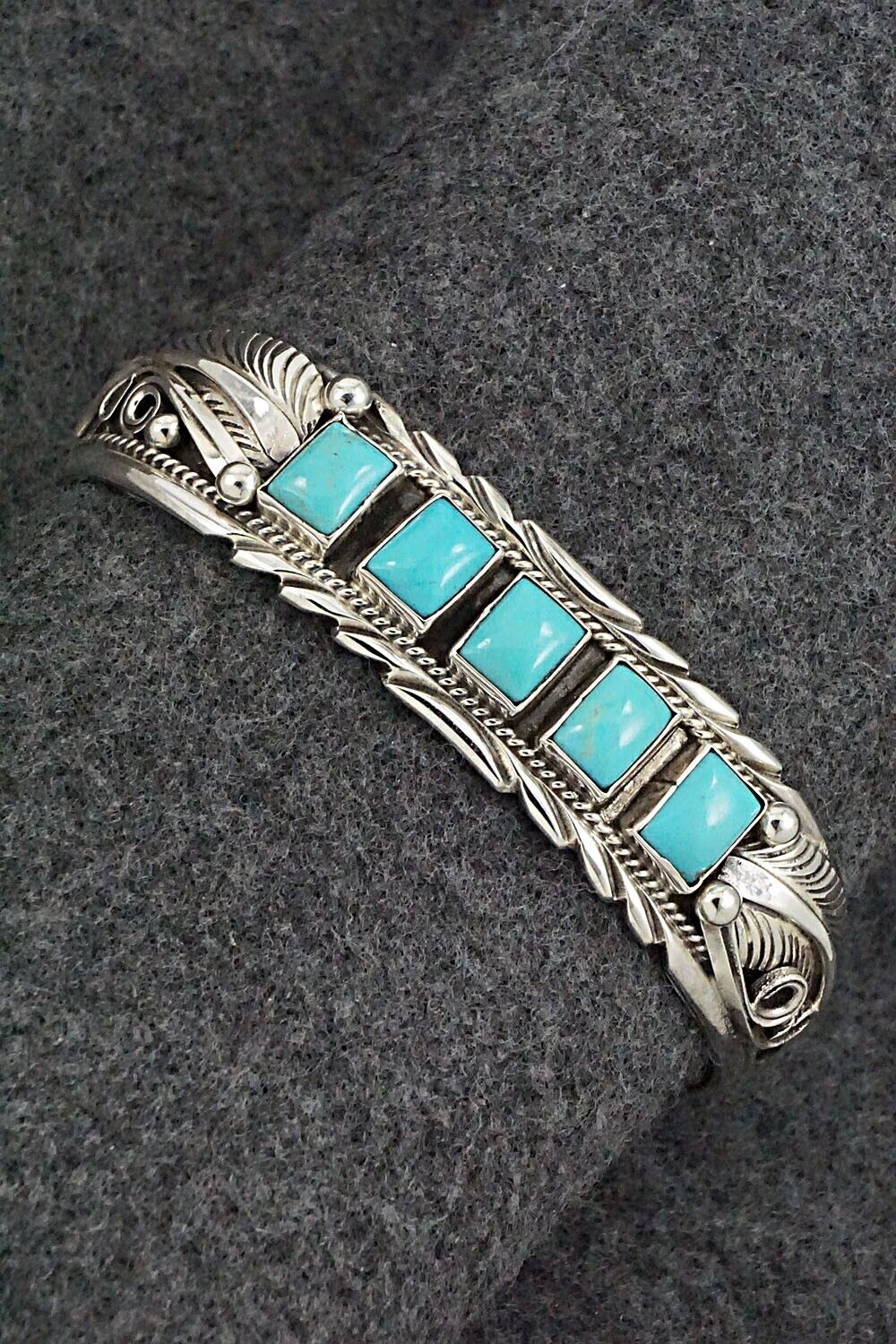 Turquoise & Sterling Silver Bracelet - Davey Morgan