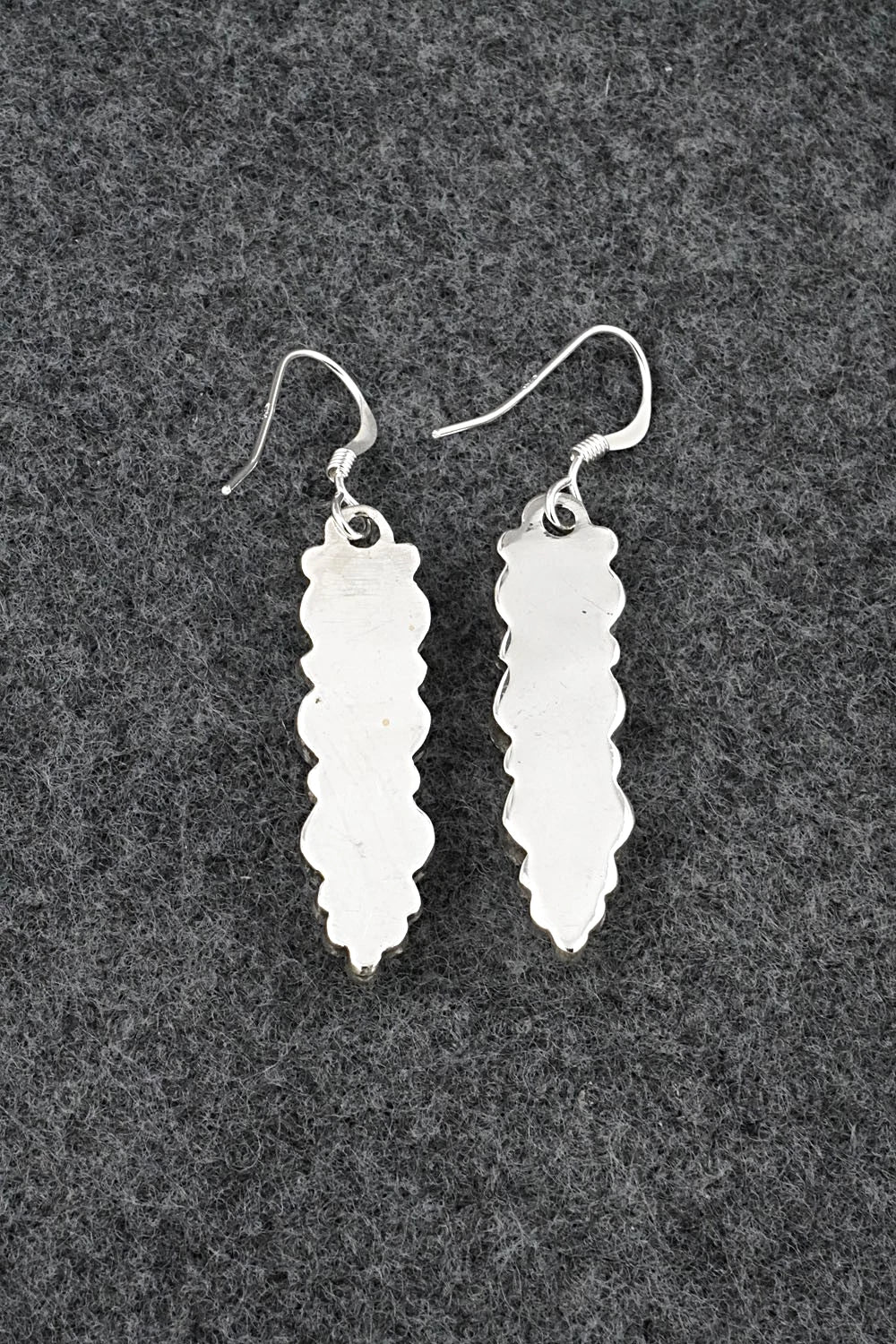 Turquoise & Sterling Silver Earrings - Gary Shorty