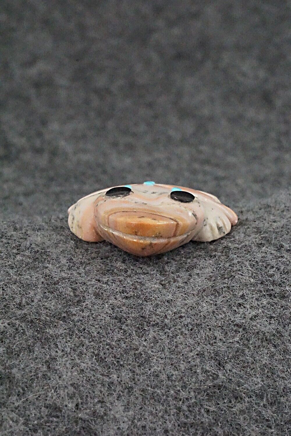 Frog Zuni Fetish Carving - Reynold Lunasee