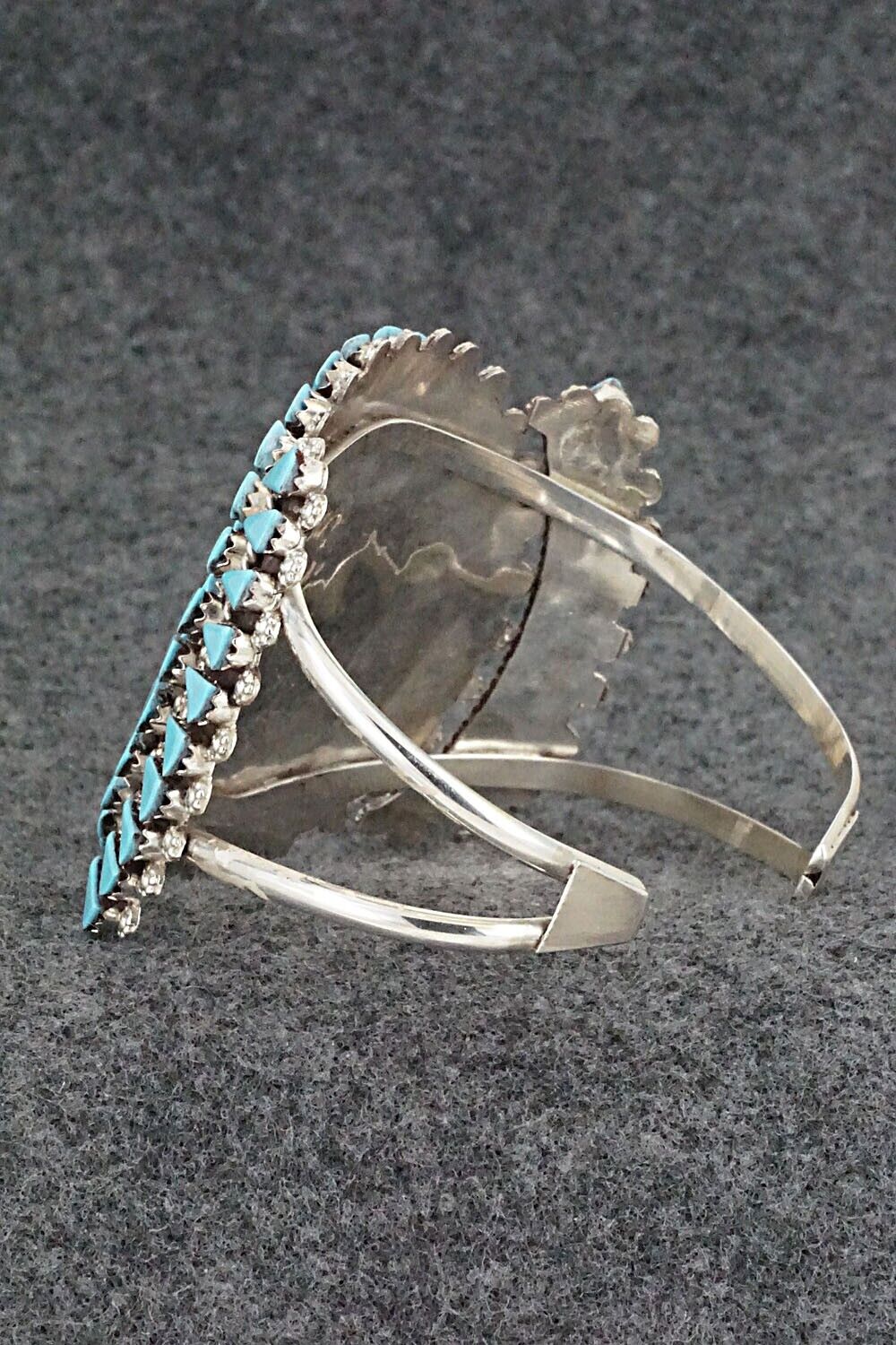 Turquoise & Sterling Silver Bracelet - Merlinda Chavez