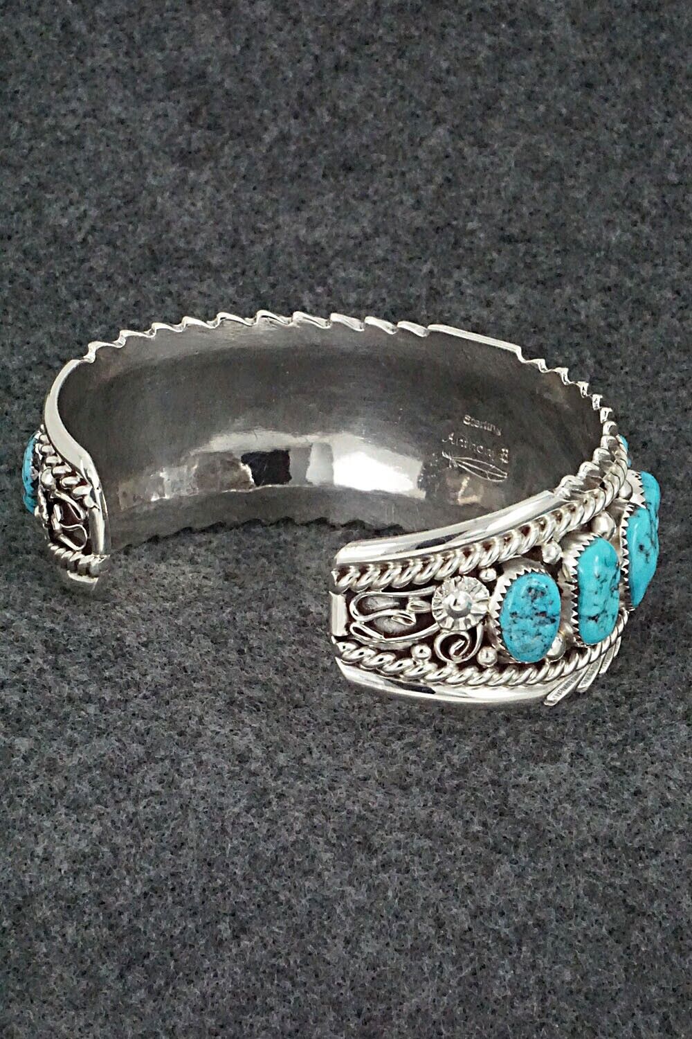Turquoise & Sterling Silver Bracelet - Anthony Brown