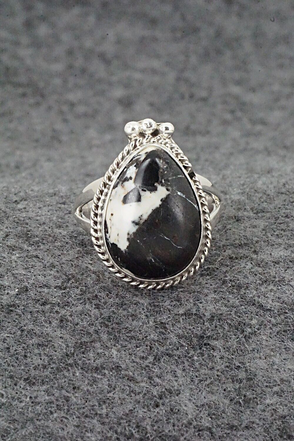 White Buffalo & Sterling Silver Ring - Paige Gordon - Size 7.75
