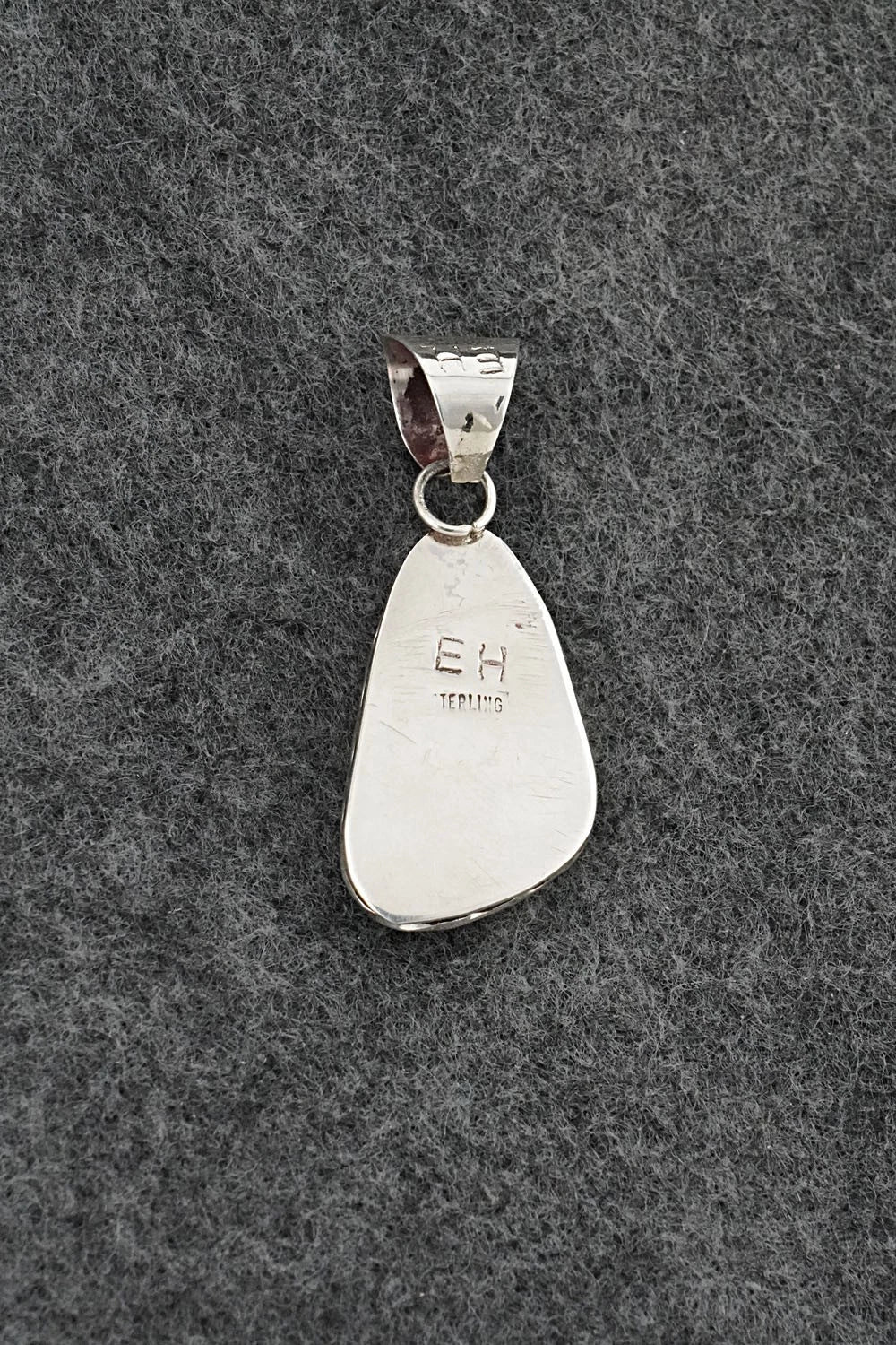 White Buffalo & Sterling Silver Pendant - Ernest Hawthorne