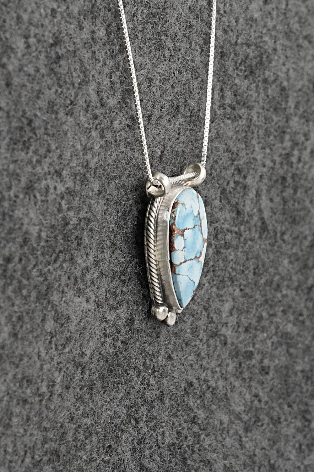 Turquoise & Sterling Silver Necklace - Sharon McCarthy