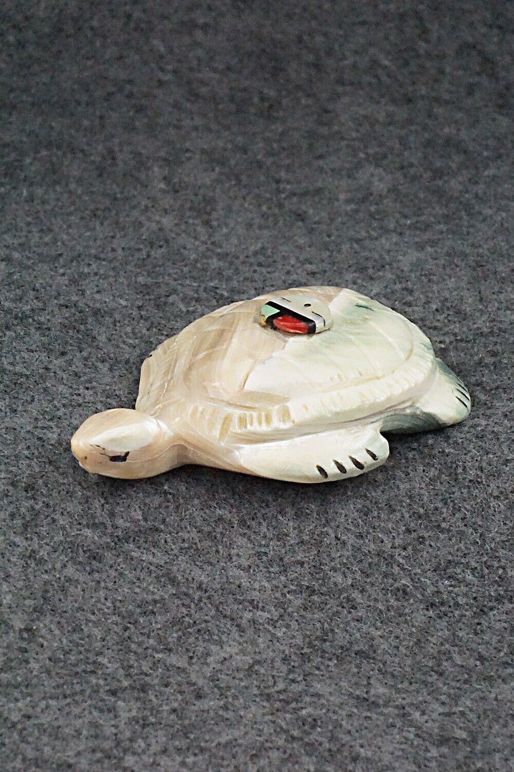 Turtle Boon Turtle Zuni Fetish Carving - Darrin Boone – High Lonesome Trading
