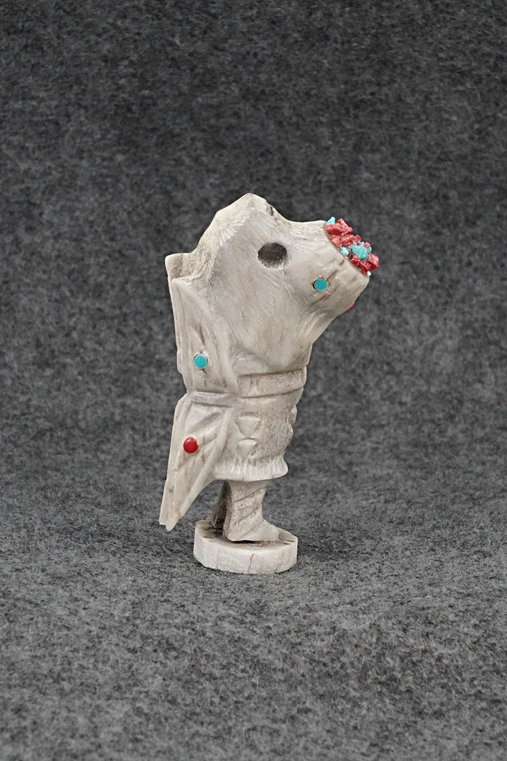 Butterfly Maiden Zuni Fetish Carving - Elfina Lowsayate