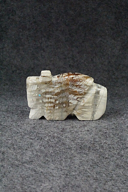 Buffalo Zuni Fetish Carving - Danny Lonjose