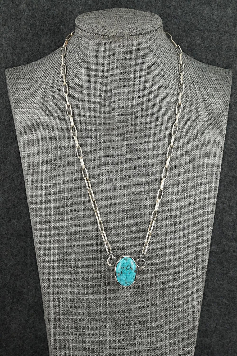 Turquoise & Sterling Silver Necklace - Randy Boyd