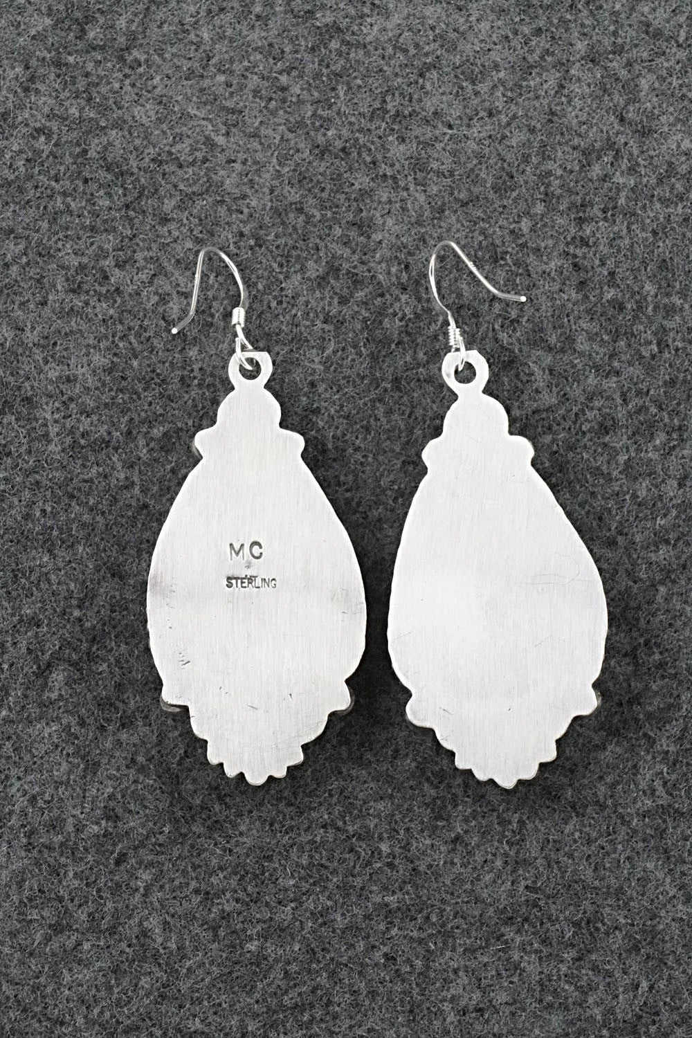 Turquoise & Sterling Silver Earrings - Michael Calladitto