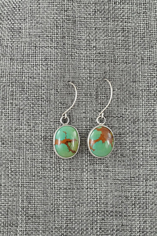 Turquoise & Sterling Silver Earrings - Rosemary Saunders