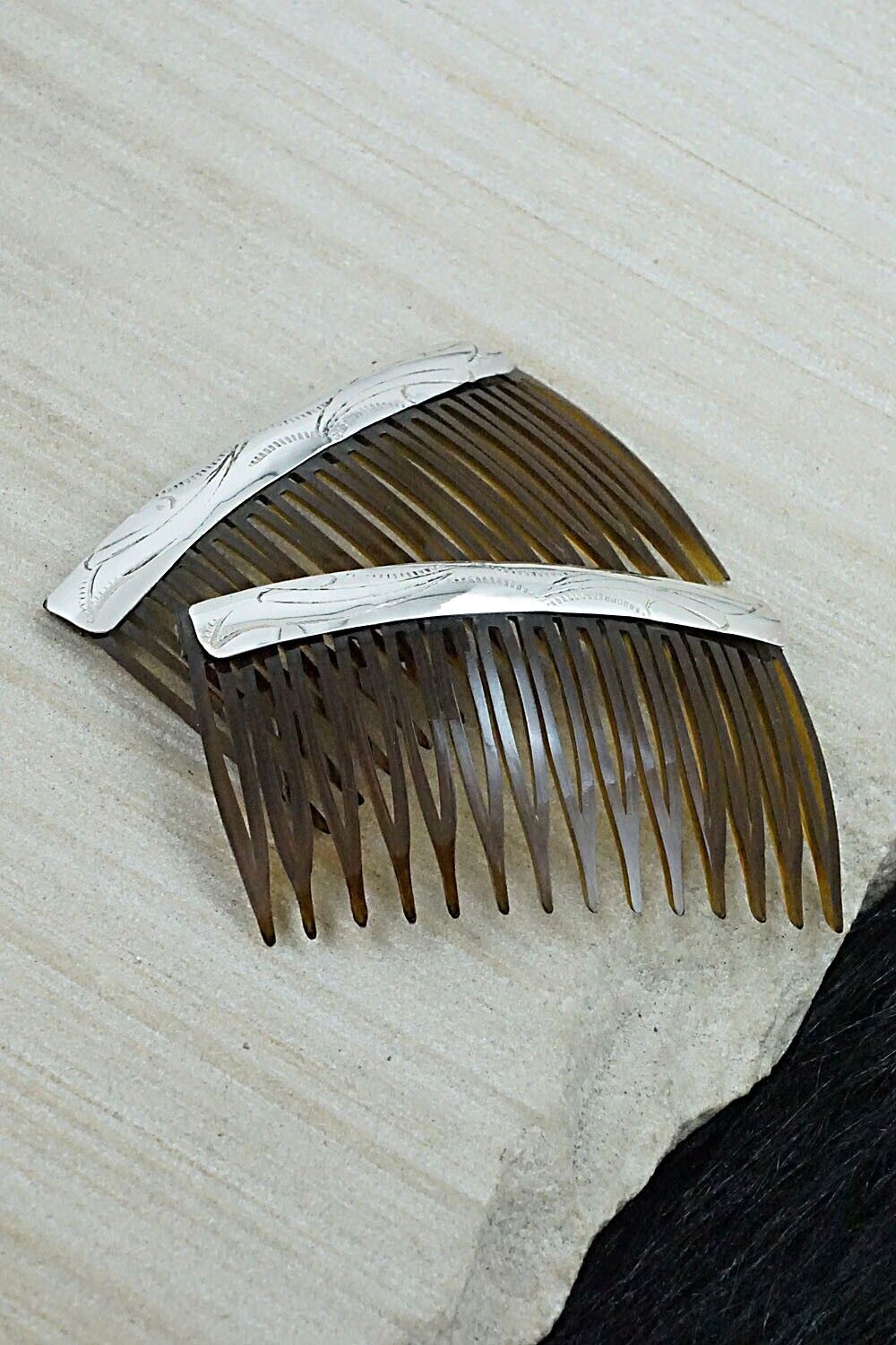 Sterling Silver Hair Combs - Randall Dalgai