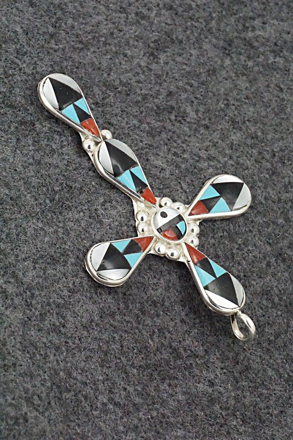 Multi-Stone & Sterling Silver Pendant - Florency Lucio