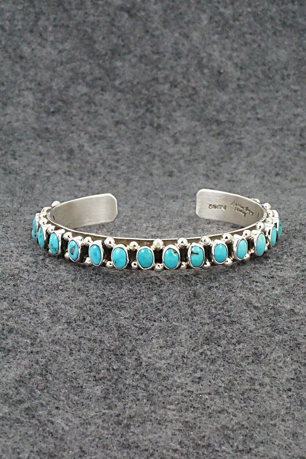 Turquoise & Sterling Silver Bracelet - Darlene Begay