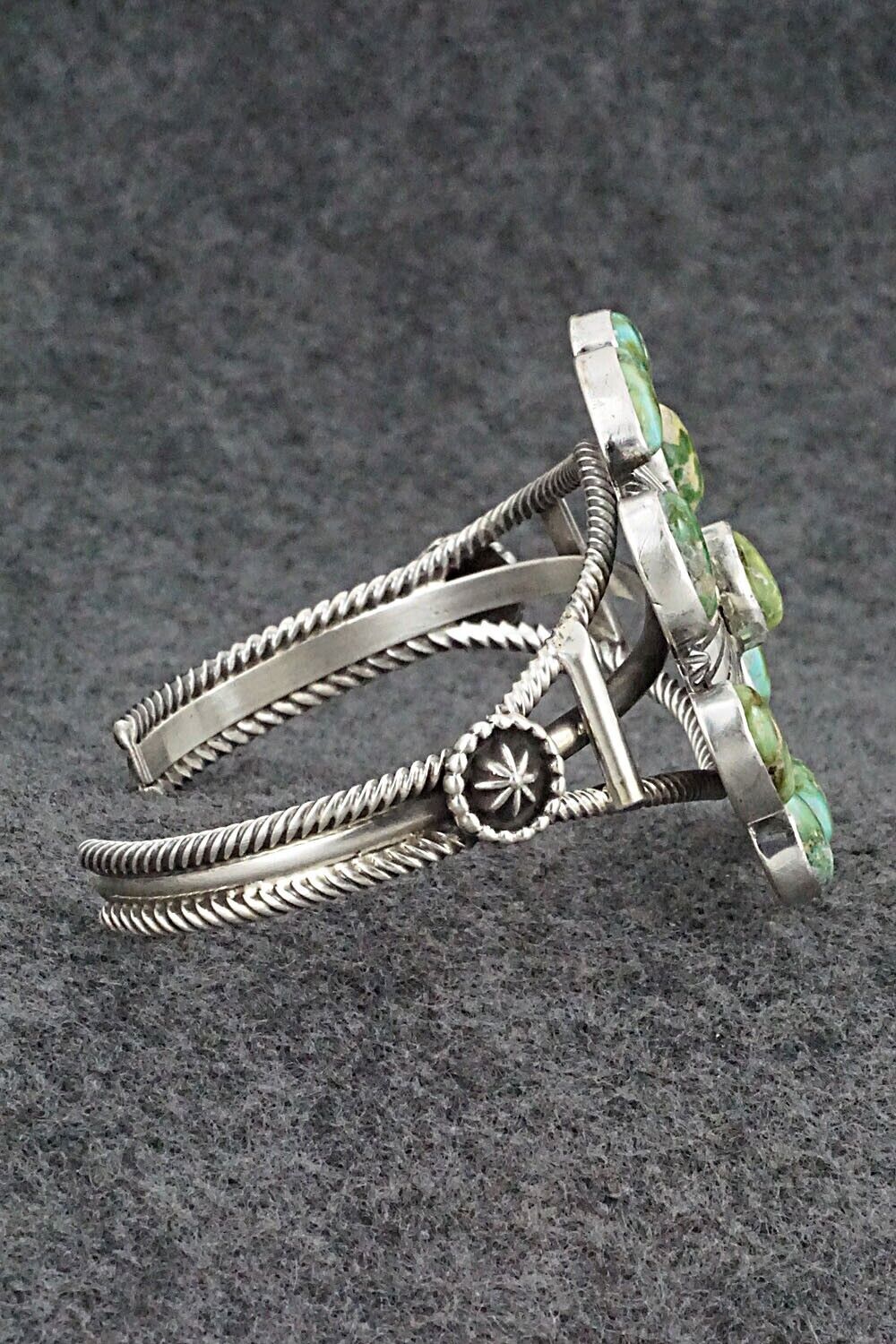 Turquoise & Sterling Silver Bracelet - Harry B. Yazzie