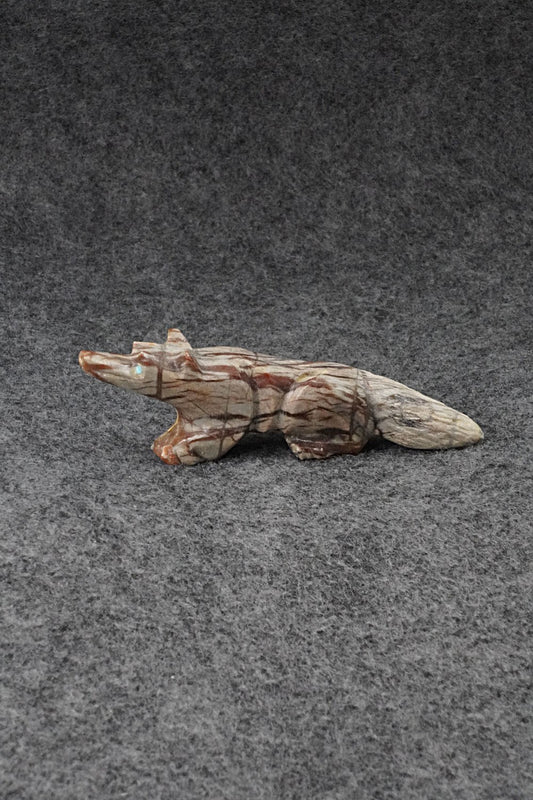 Wolf Zuni Fetish Carving - Tony Mackel