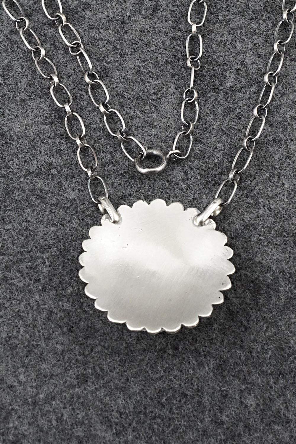 Turquoise & Sterling Silver Necklace - Sheldon Mariano