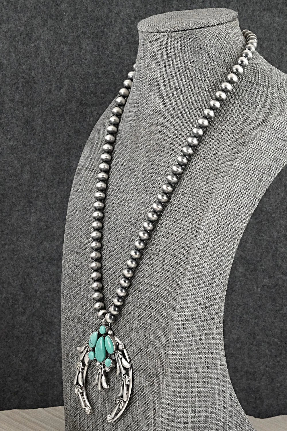 Turquoise & Sterling Silver Necklace - Bonnie Platero