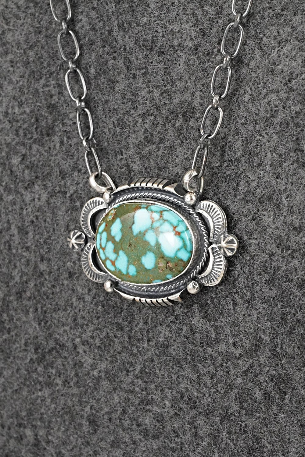Turquoise & Sterling Silver Necklace - Daniel Benally