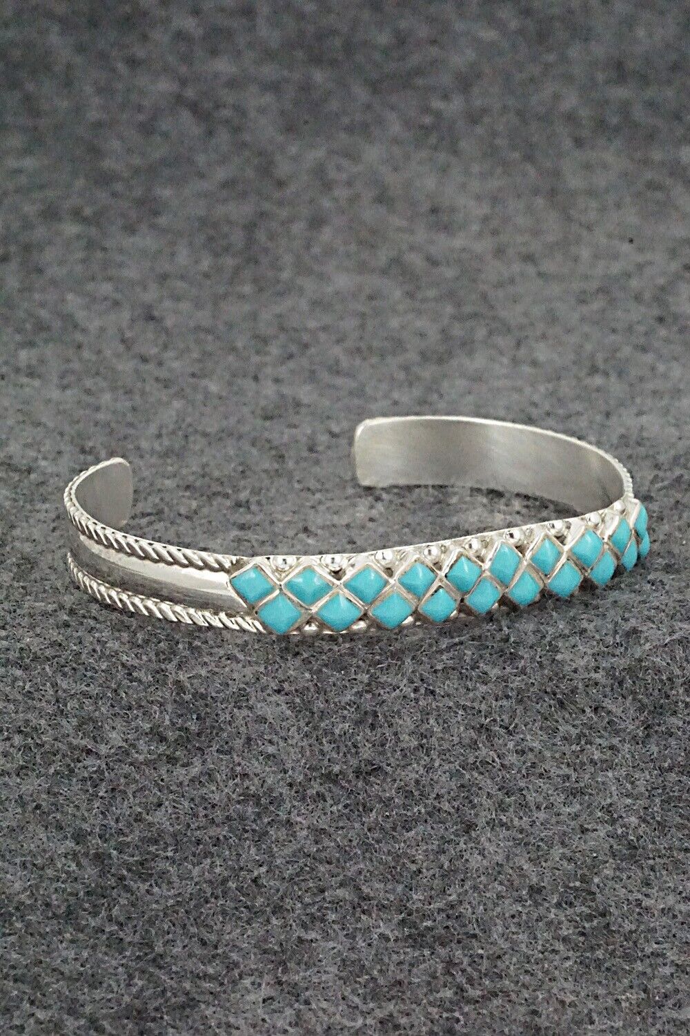 Turquoise & Sterling Silver Bracelet - Bonnie Quam