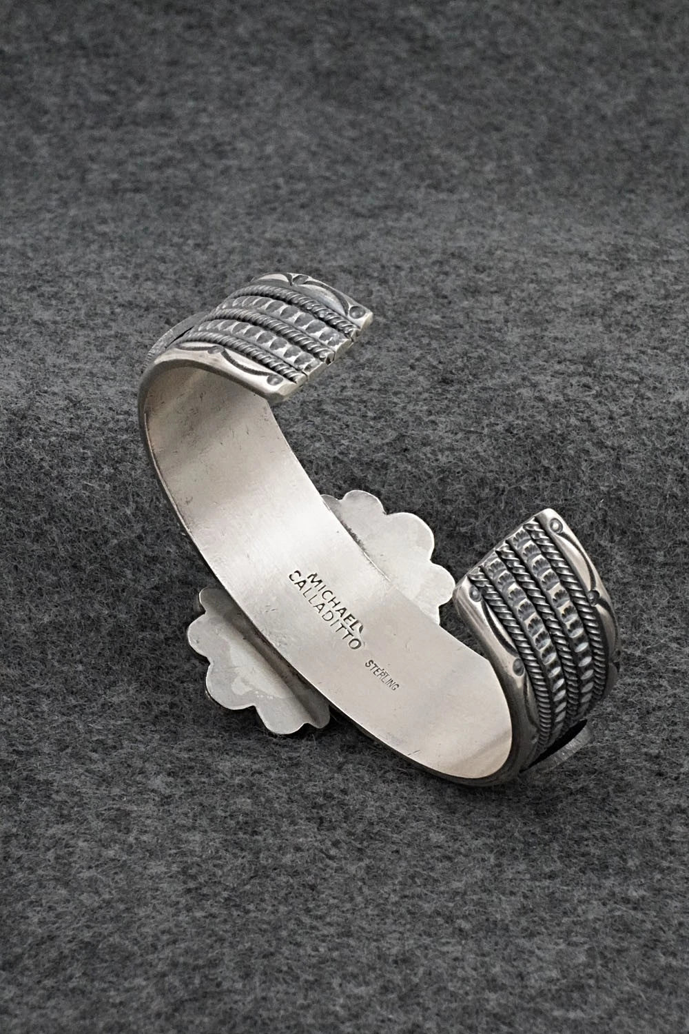 Turquoise & Sterling Silver Bracelet - Michael Calladitto