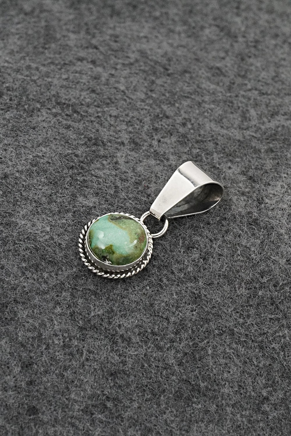 Turquoise & Sterling Silver Pendant - Rosemary Saunders