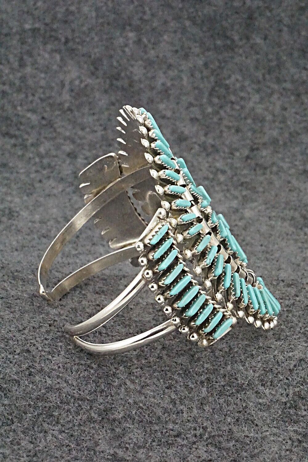 Turquoise & Sterling Silver Bracelet - Charlie John