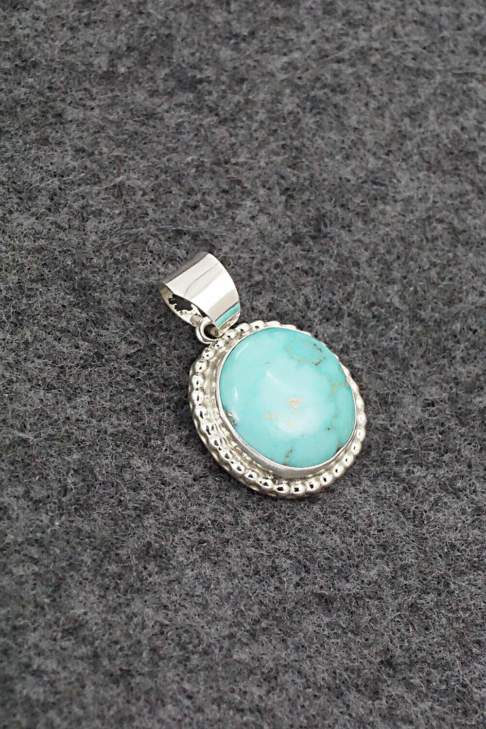 Turquoise & Sterling Silver Pendant - Byron Begay