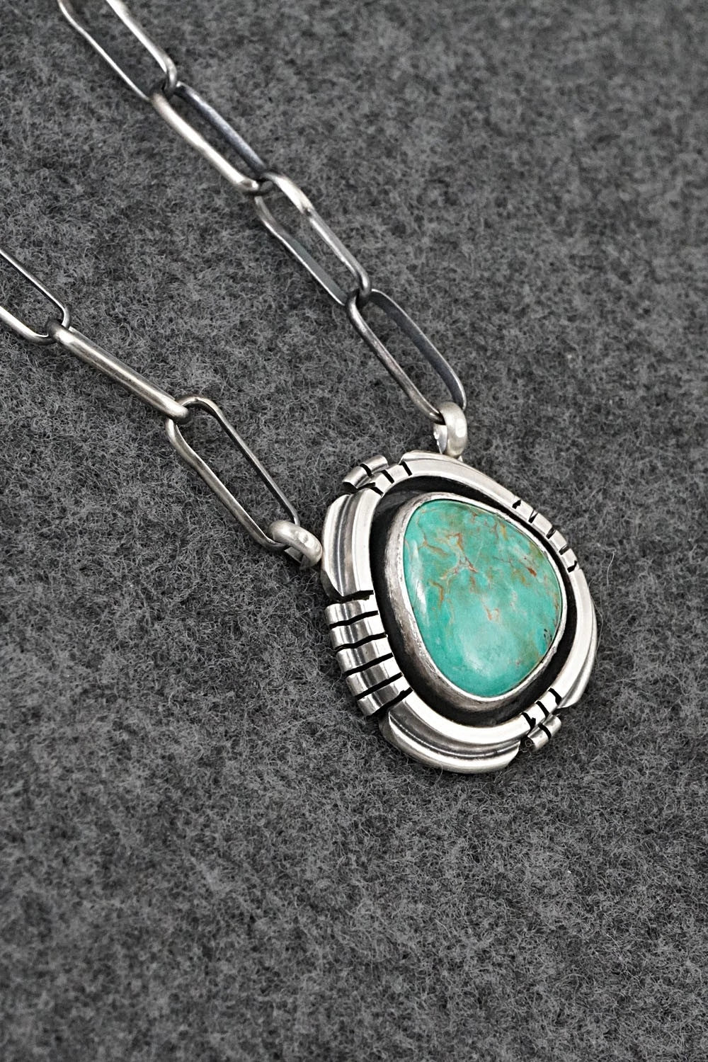 Turquoise & Sterling Silver Necklace - Daniel Benally